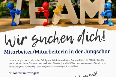 Wir suchen dich!